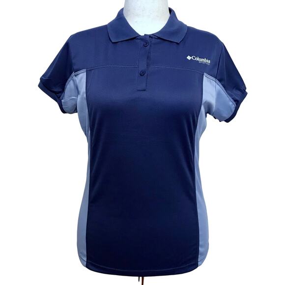 Columbia NWT PFG Short Sleeves Polo Women L - Picture 1 of 11